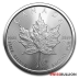 Tube of 25 x 1 Ounce 2023 Silver Maple Leaf Coin 