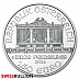 Tube of 20 x 2024 1 Ounce Philharmonic Silver Coins